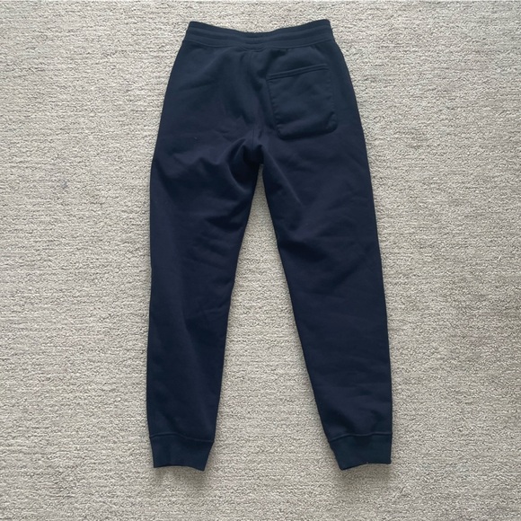 Uniqlo Sweatpants Joggers High Waist Navy Blue Casual Winter Athleisure Minimal - Picture 2 of 3